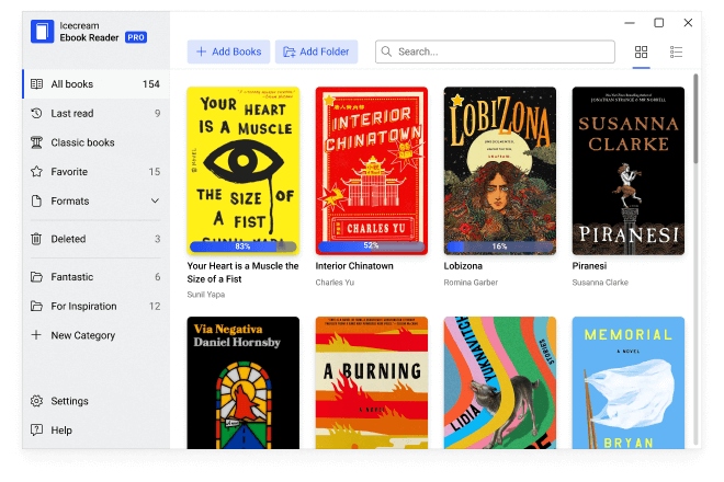 IceCream Ebook Reader для Windows