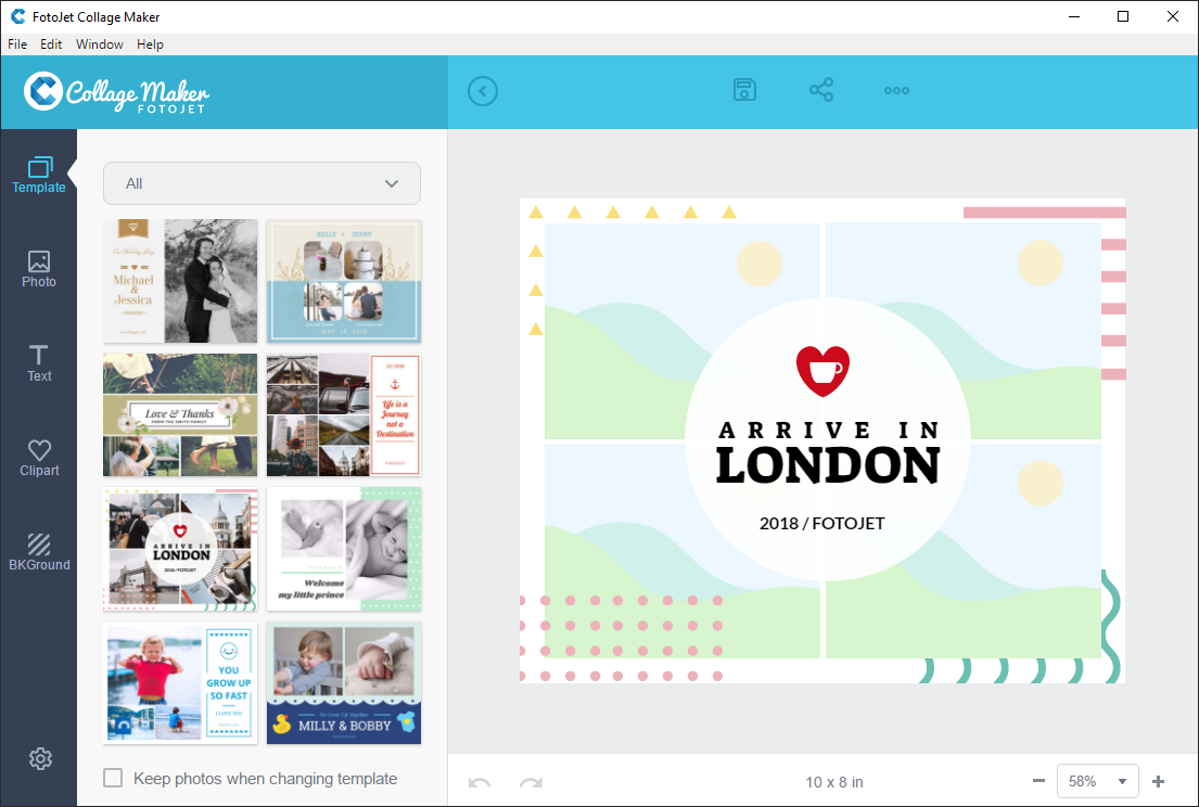 FotoJet Collage Maker + crack для Windows