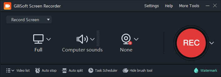 GiliSoft Screen Recorder для Windows