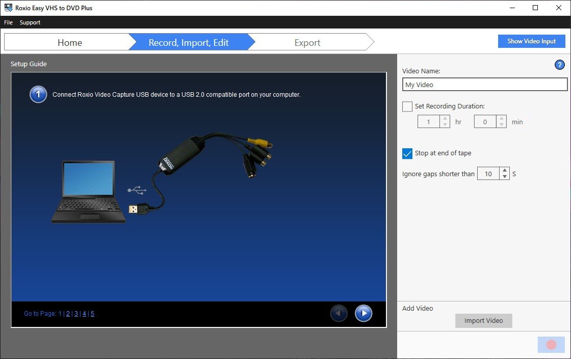 Roxio Easy VHS to DVD crack для Windows