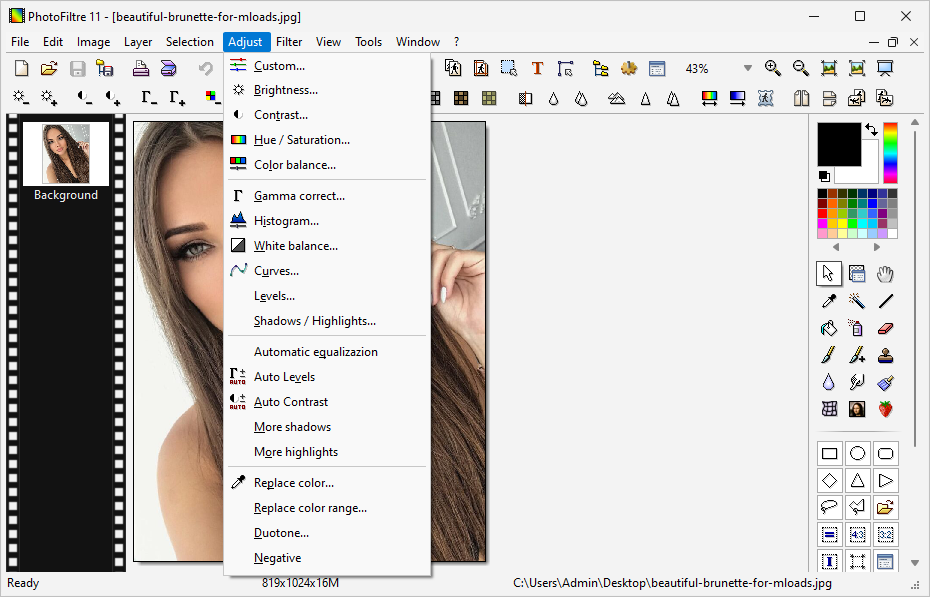 PhotoFiltre Studio для Windows crack