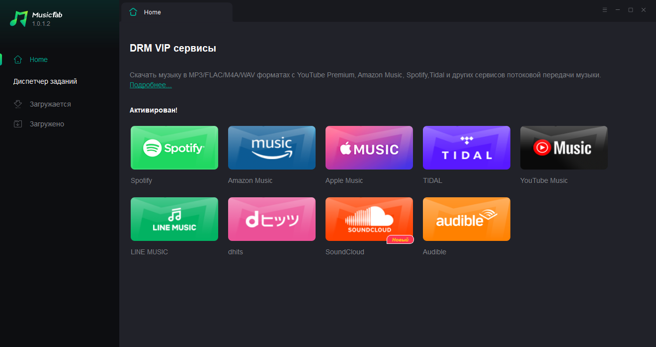 MusicFab для Windows
