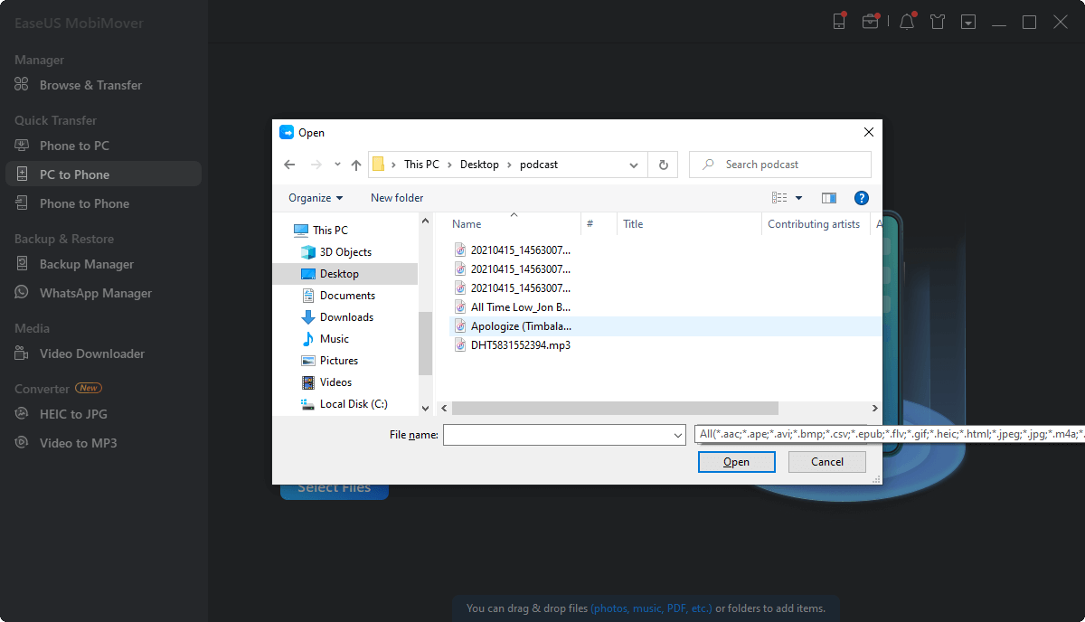 MobiMover для Windows