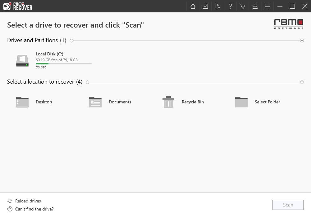 Remo Recover Windows crack и активация