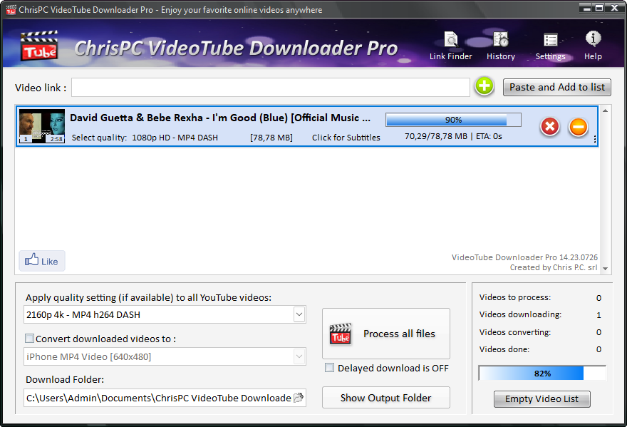 ChrisPC VideoTube Downloader для Windows с кряком
