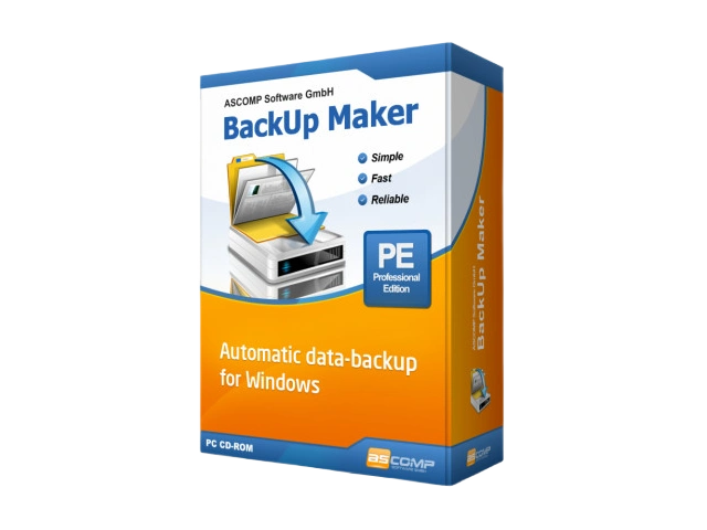 ASCOMP BackUp Maker Pro 8.312 + Repack + Portable